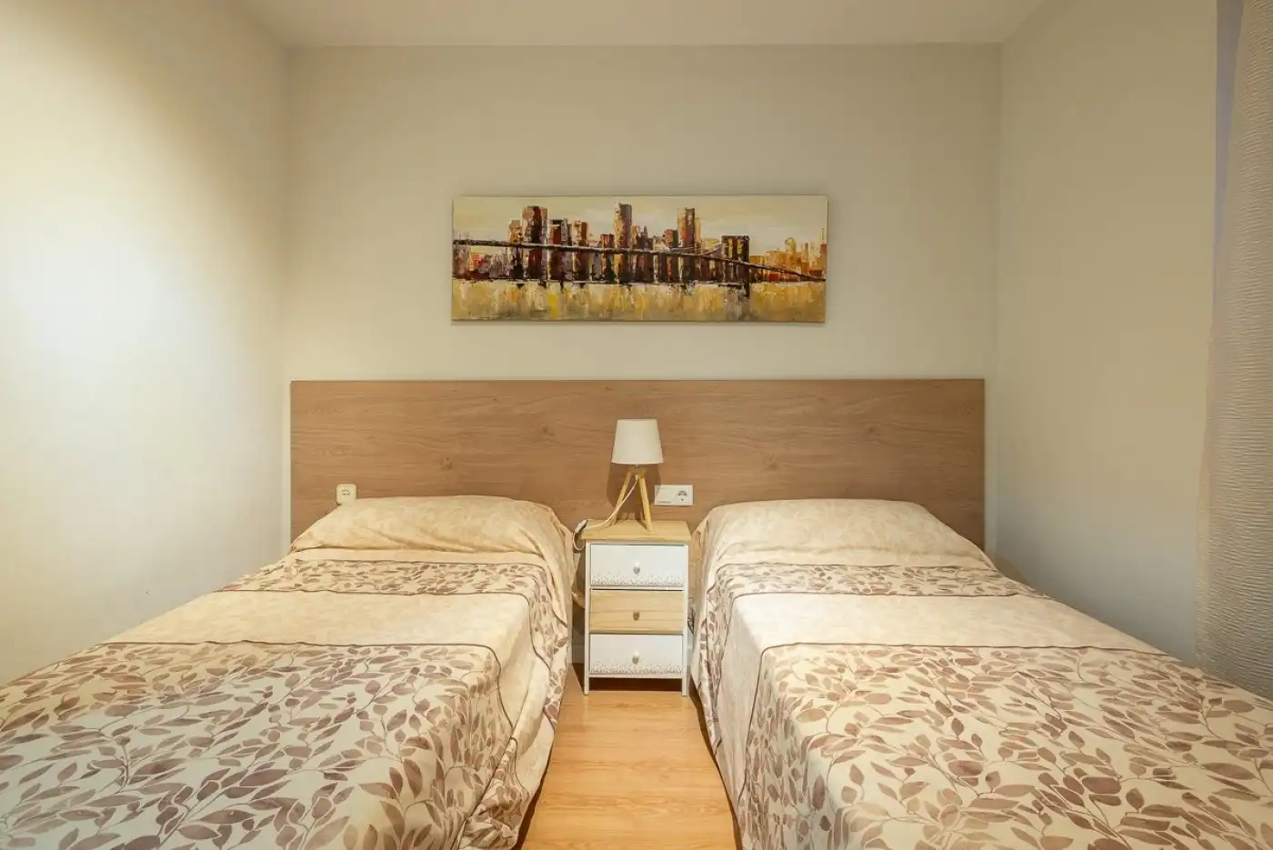 Schlafzimmer von Wohnung zur Miete in Málaga mit Klimaanlage, Terrasse und Möbliert