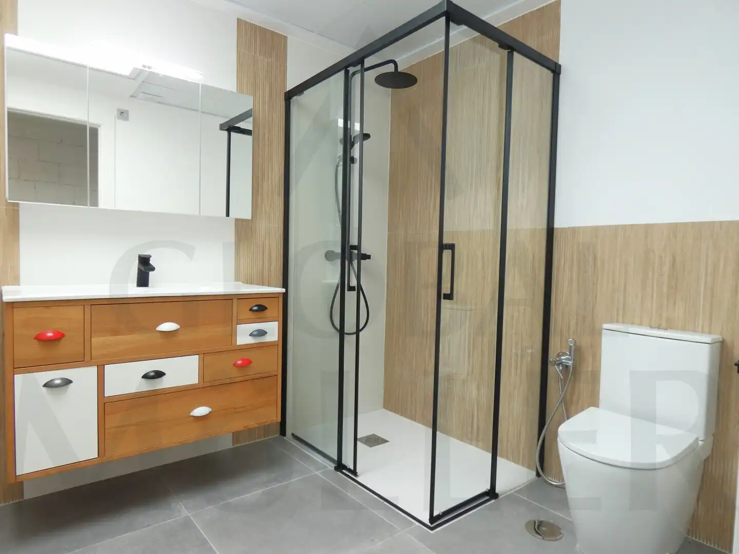 Baño de Piso de alquiler en Cartagena con Aire acondicionado, Amueblado y Horno
