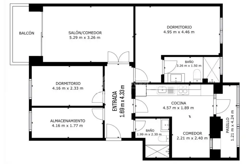 Piso en venta en Barcelona con Balcón