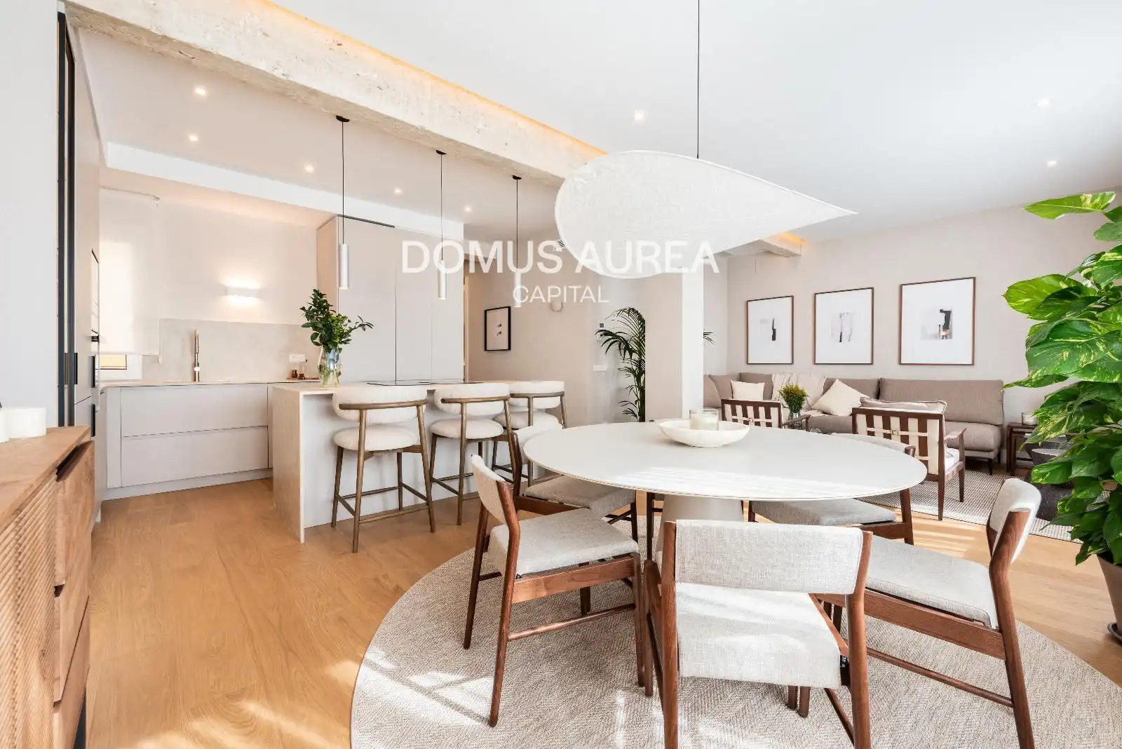 Esszimmer von Wohnung zum Verkauf in Madrid mit Klimaanlage, Parkett und Möbliert