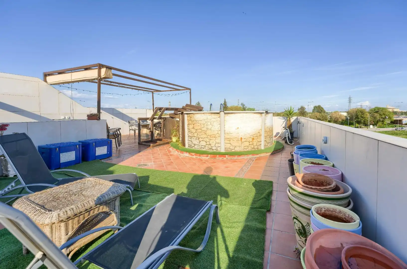 Terraza de Casa o chalet en venta en Bormujos con Aire acondicionado, Terraza y Trastero
