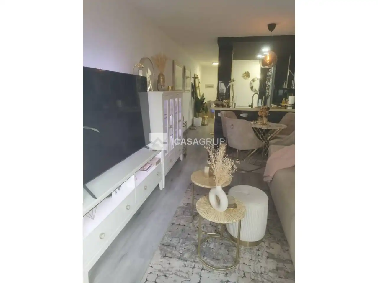 Sala de estar de Piso en venta en Rubí con Aire acondicionado, Calefacción y Parquet