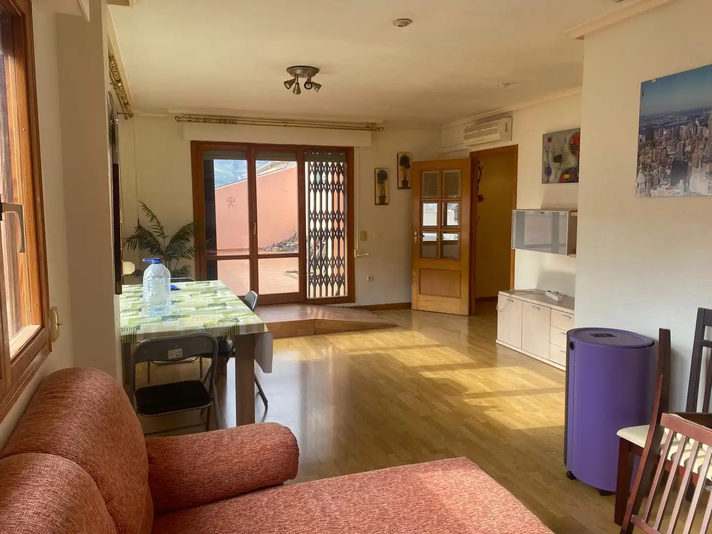 Living room of Attic for sale in Alcoy / Alcoi  with Air Conditioner, Parquet flooring and Storage room