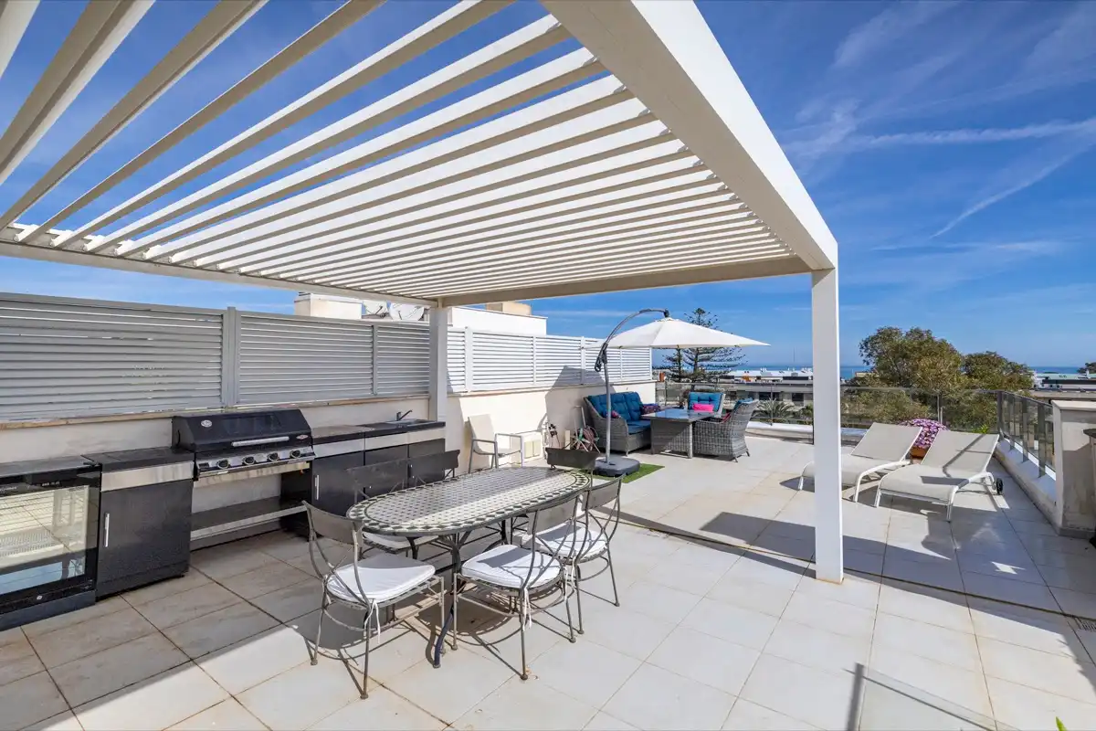 Terrasse von Dachboden zum Verkauf in Dénia mit Klimaanlage, Heizung und Terrasse