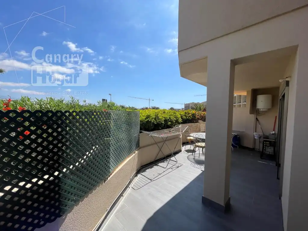 Terraza de Apartamento en venta en Granadilla de Abona con Calefacción, Jardín privado y Amueblado