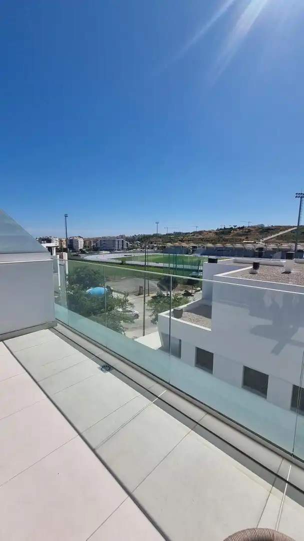 Terrace of Attic for rent in Estepona  with Air Conditioner, Terrace and Swimming Pool