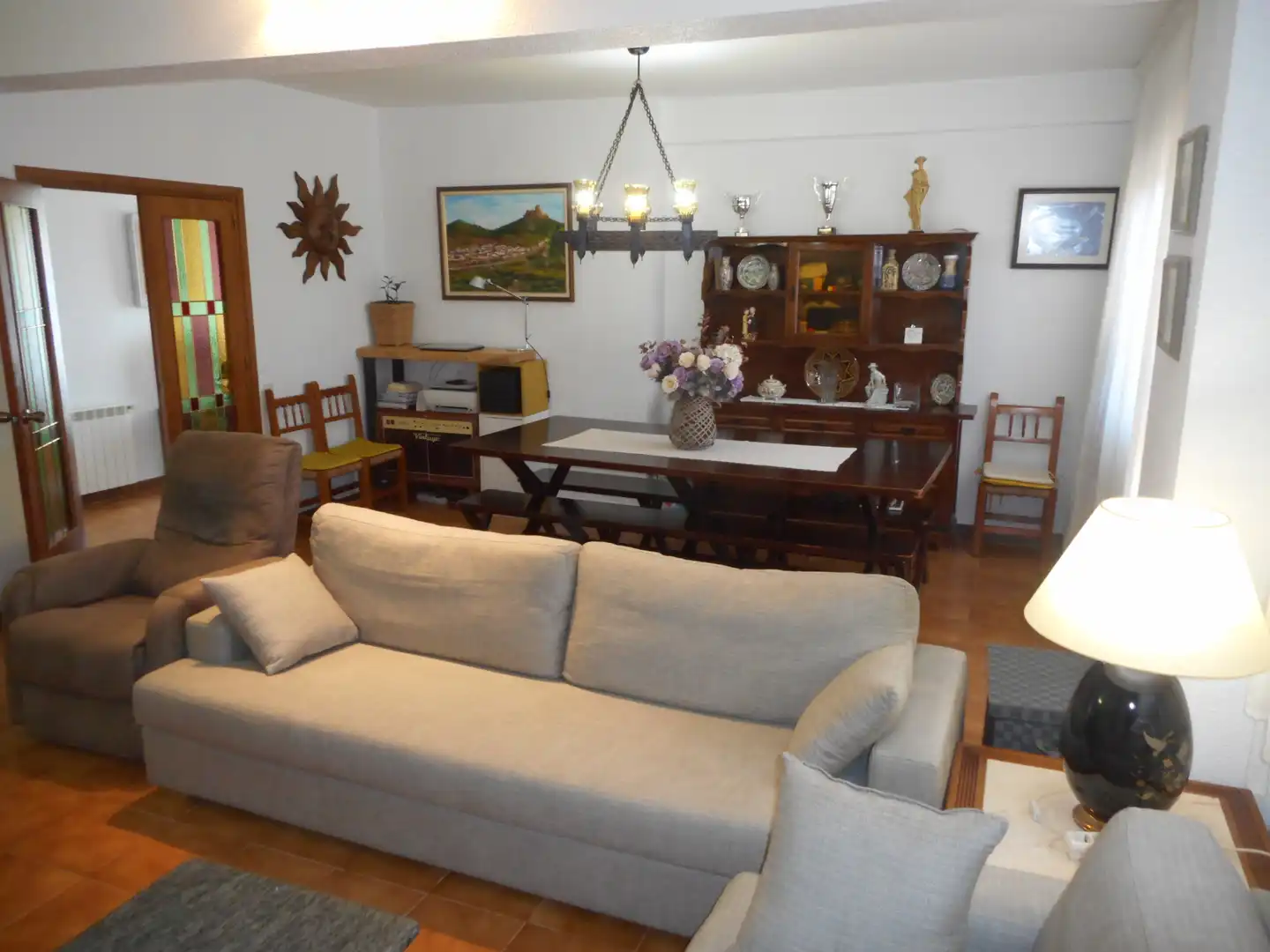 Sala d'estar de Casa o xalet en venda en Olesa de Bonesvalls amb Calefacció, Jardí privat i Terrassa