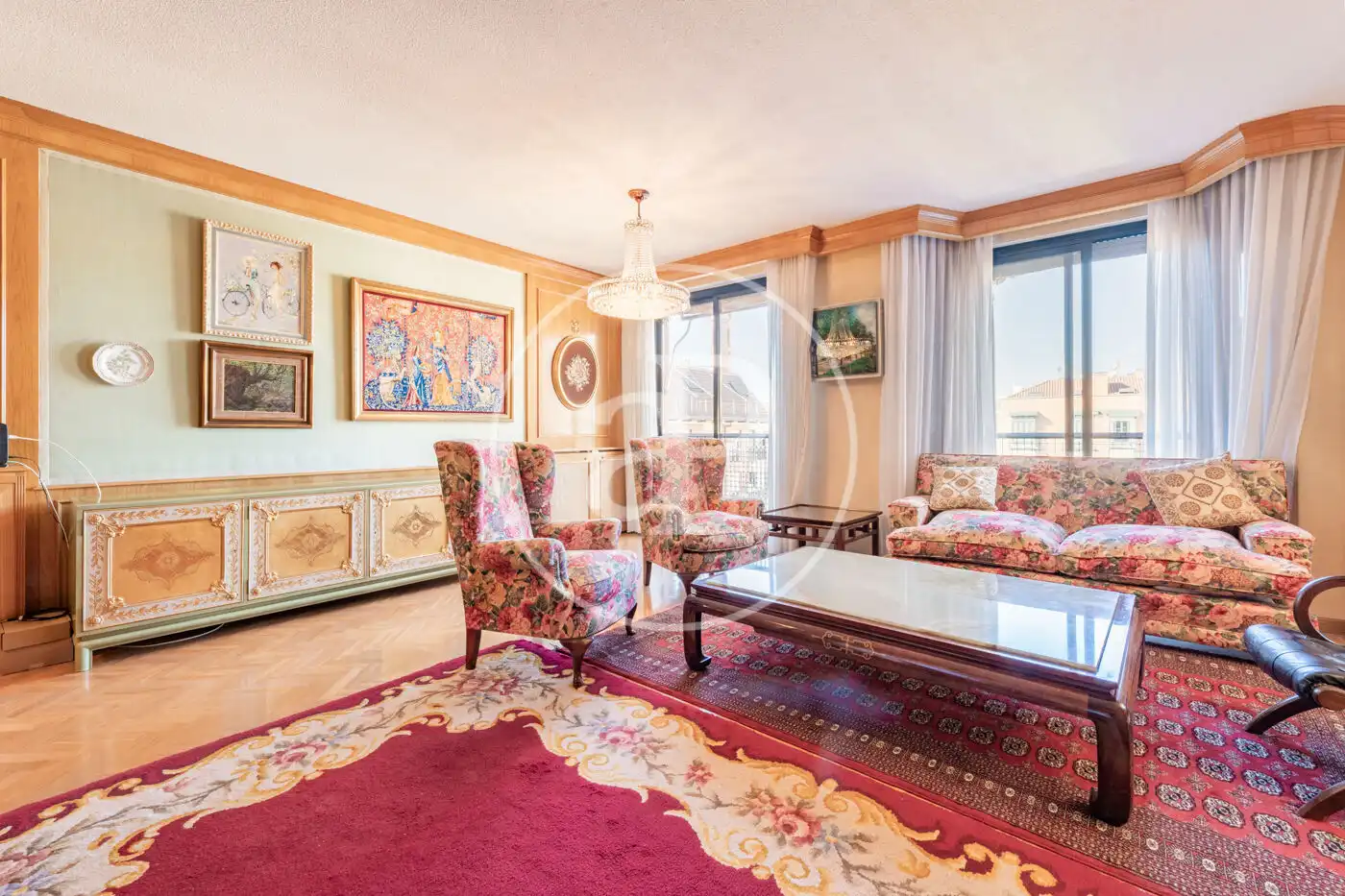 Living room of Flat for sale in Madrid  with Air Conditioner and Heating