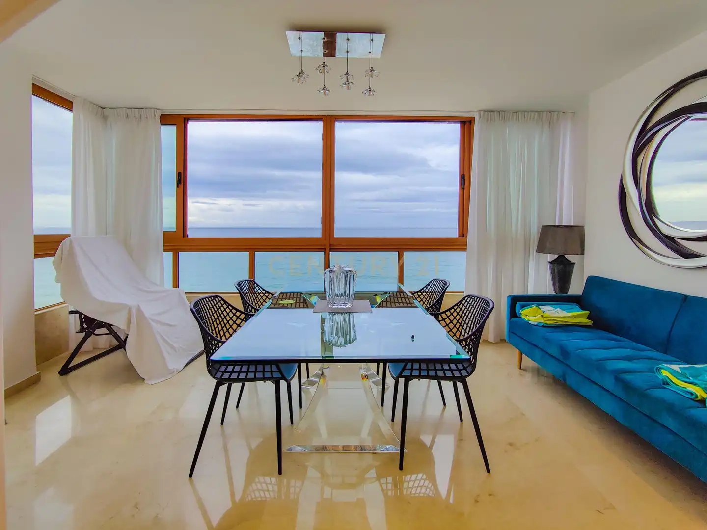 Menjador de Apartament de lloguer en Calpe / Calp amb Aire condicionat i Traster