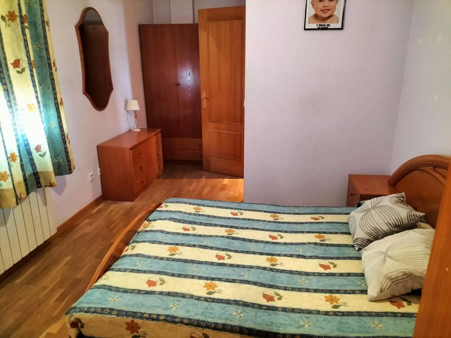 Schlafzimmer von Dachboden zur Miete in Palencia mit Heizung, Parkett und Terrasse