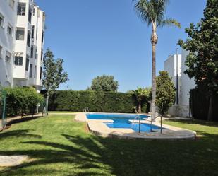 Swimming pool of Flat for sale in Mijas  with Air Conditioner, Heating and Private garden
