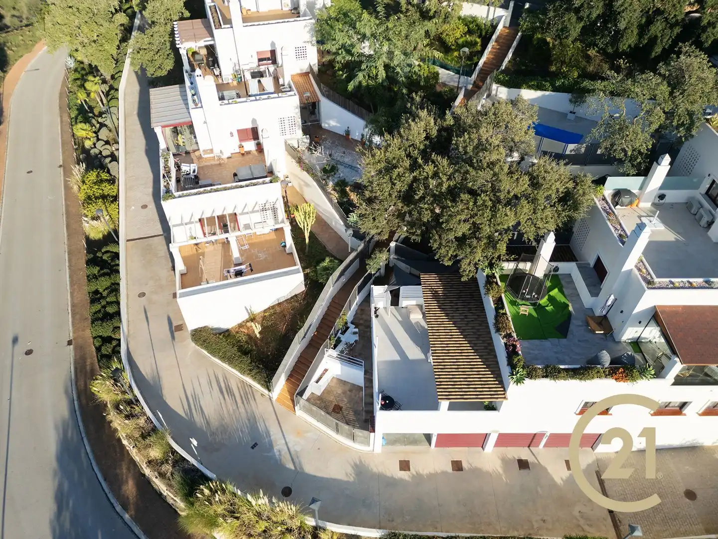 Vista exterior de Casa adosada en venta en Ojén con Aire acondicionado, Calefacción y Jardín privado