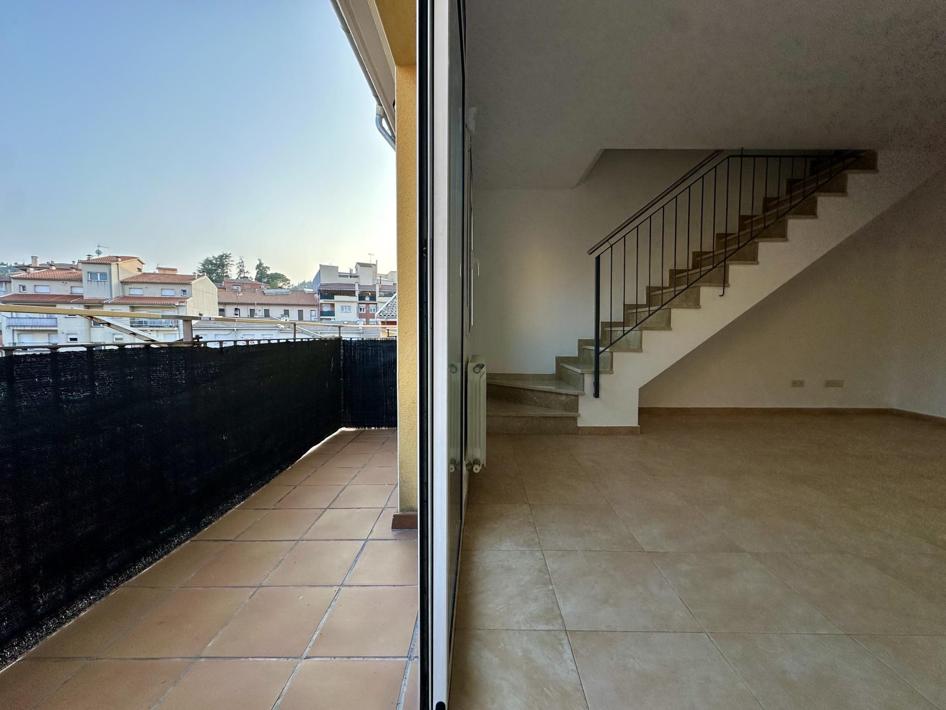 Terraza de Dúplex de alquiler en Sant Hilari Sacalm con Calefacción