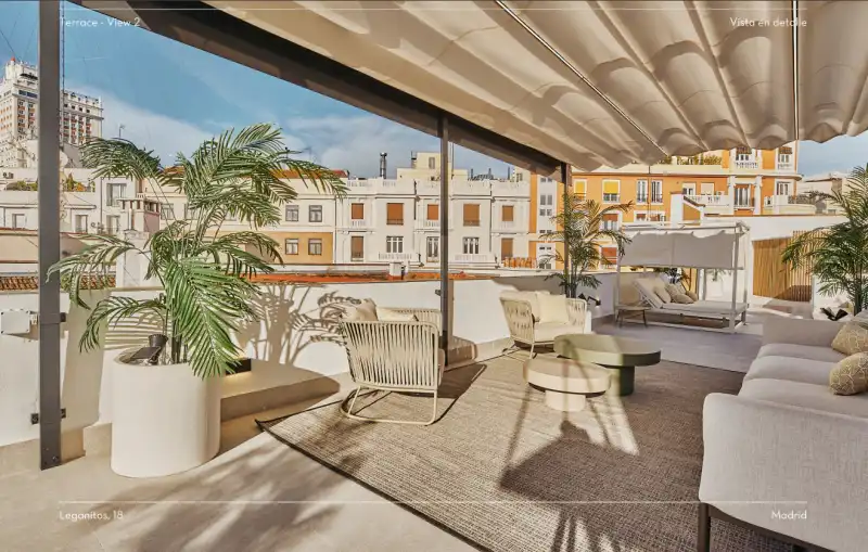 Terrassa de Casa o xalet en venda en  Madrid Capital