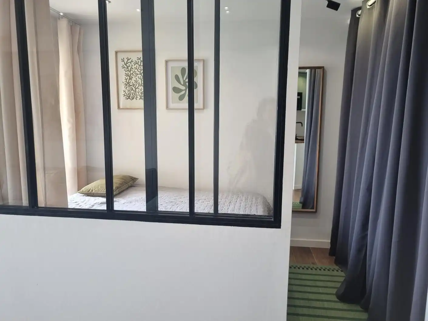 Dormitori de Estudi de lloguer en Algarrobo amb Aire condicionat, Calefacció i Terrassa