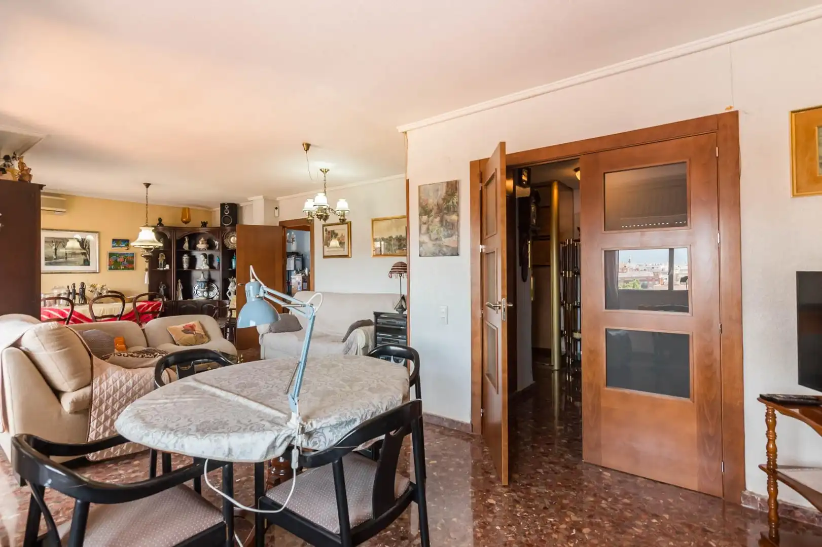 Living room of Flat for sale in Murcia  with Air Conditioner, Terrace and Storage room