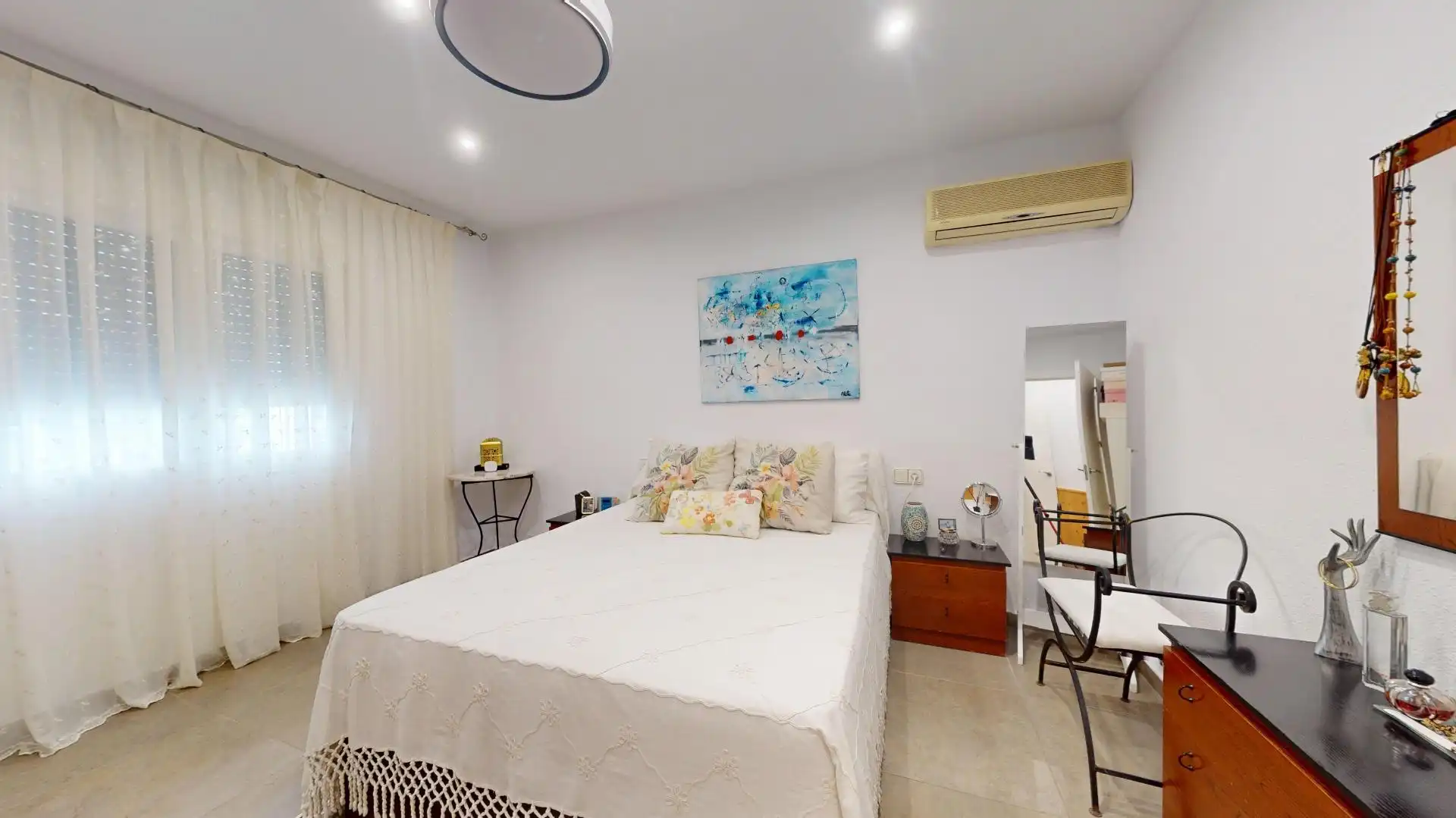 Bedroom of Houses for sale in Elche / Elx  with Air Conditioner, Private garden and Terrace