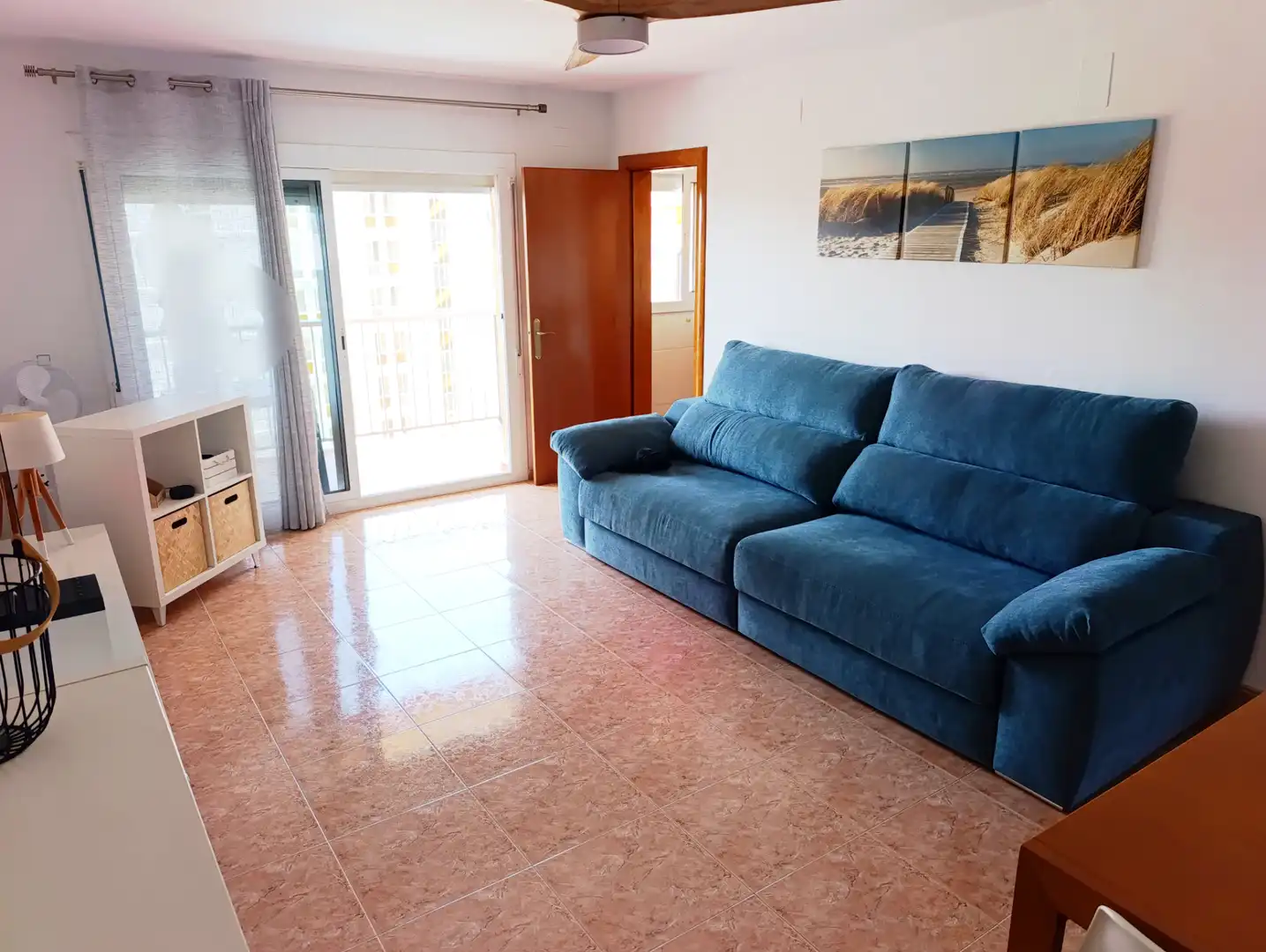 Sala de estar de Piso en venta en Malgrat de Mar con Calefacción, Terraza y Horno