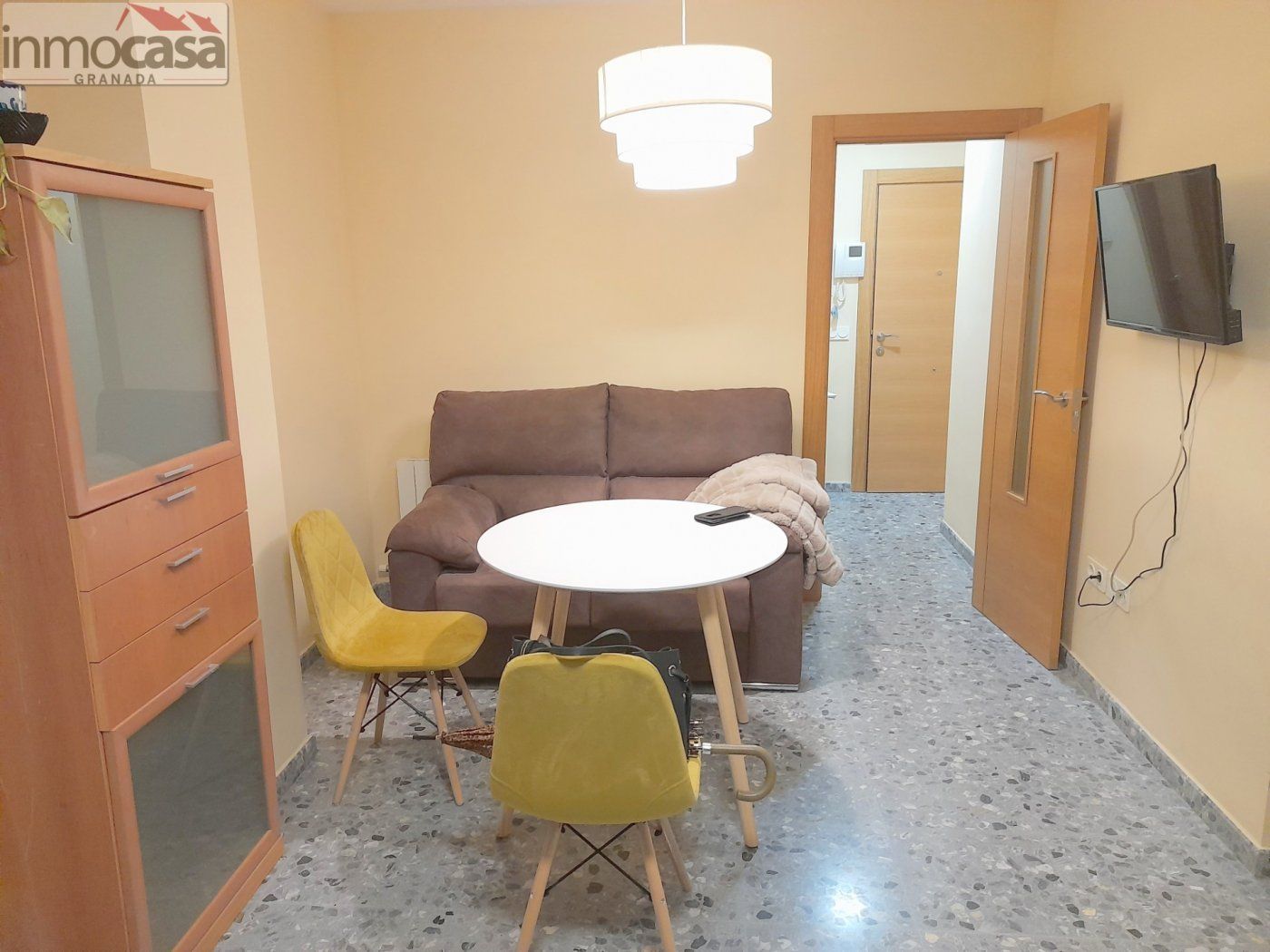 Living room of Flat to rent in Armilla  with Heating, Furnished and Balcony