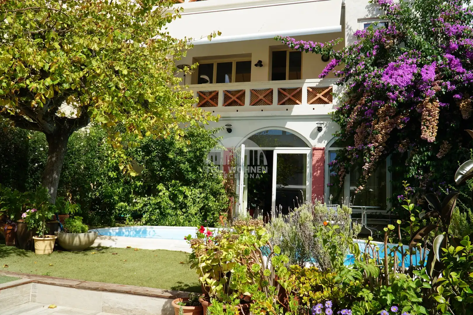 Jardí de Casa adosada en venda en Gelida amb Aire condicionat, Calefacció i Terrassa