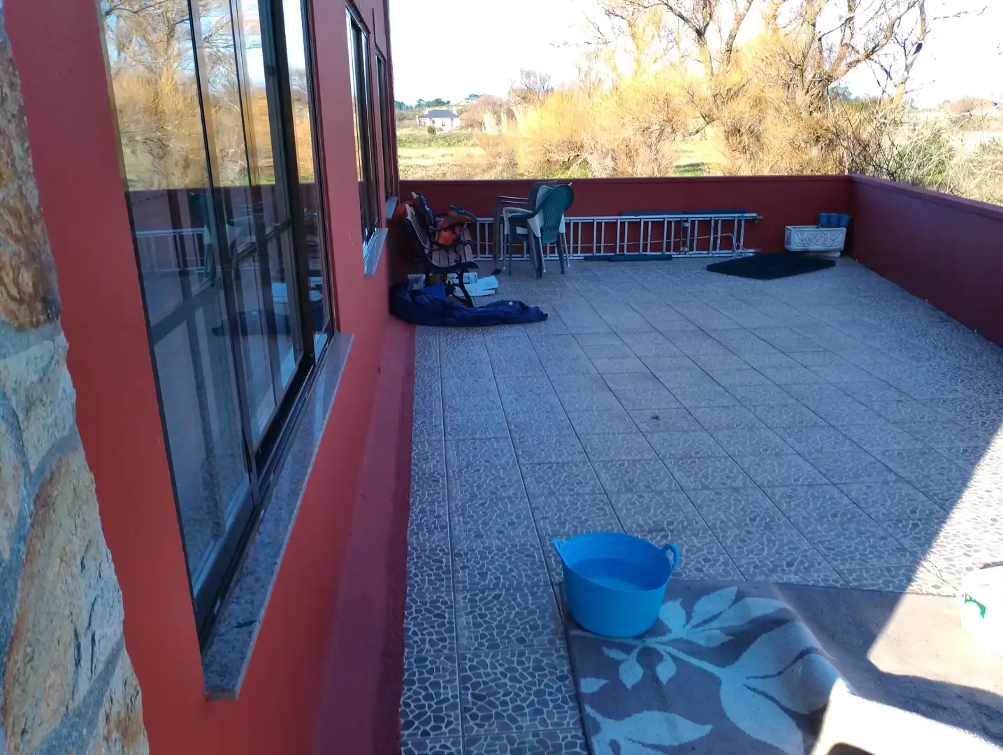 Terrassa de Casa o xalet en venda en Ribeira amb Calefacció, Jardí privat i Parquet