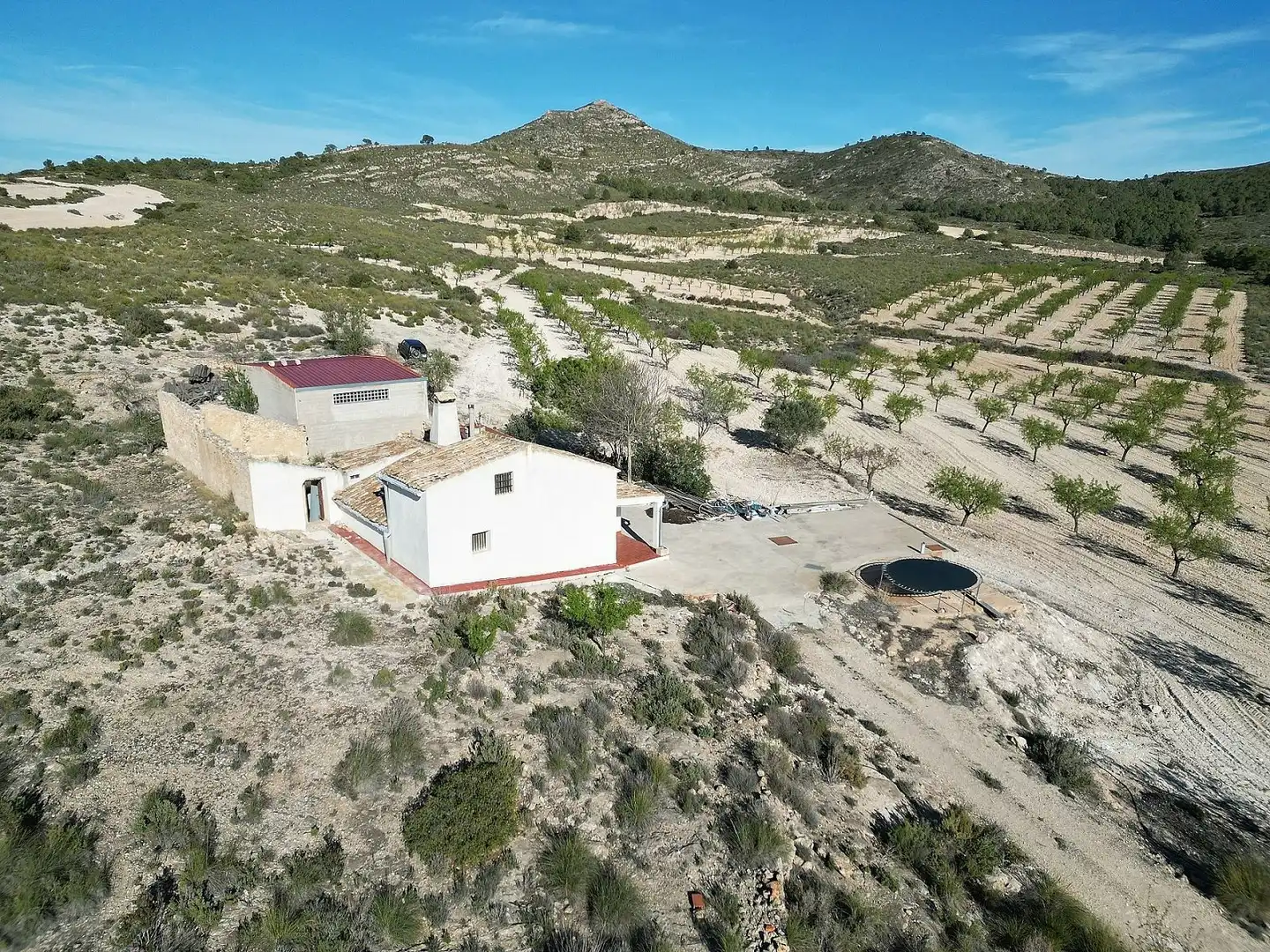 Vista exterior de Finca rústica en venta en Caudete con Terraza