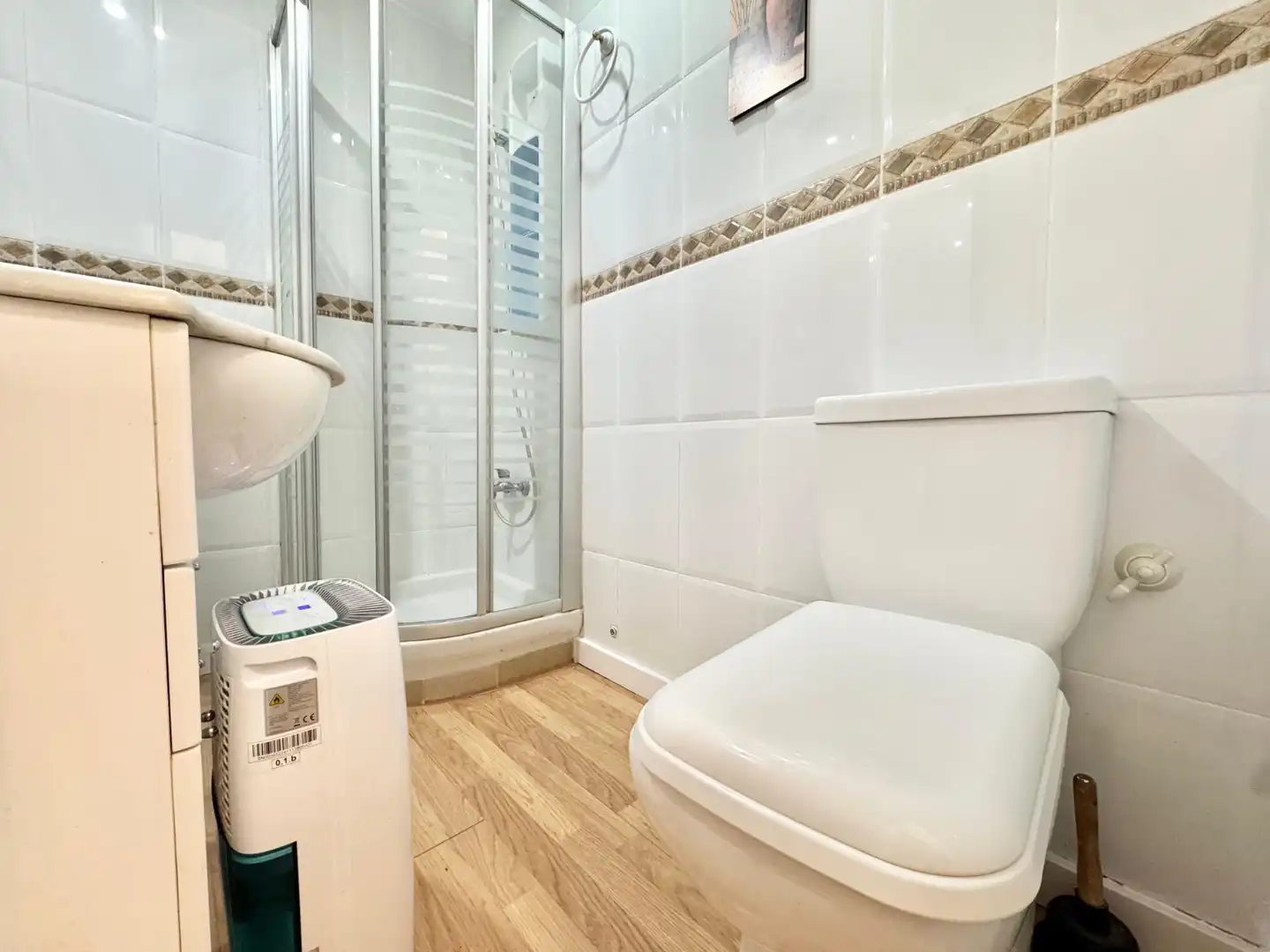 Bathroom of Flat for rent in Santa Pola  with Heating, Parquet flooring and Terrace