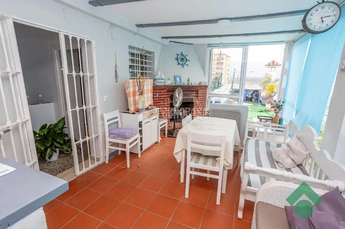 Terrace of Flat for sale in Algeciras  with Terrace, Storage room and Furnished