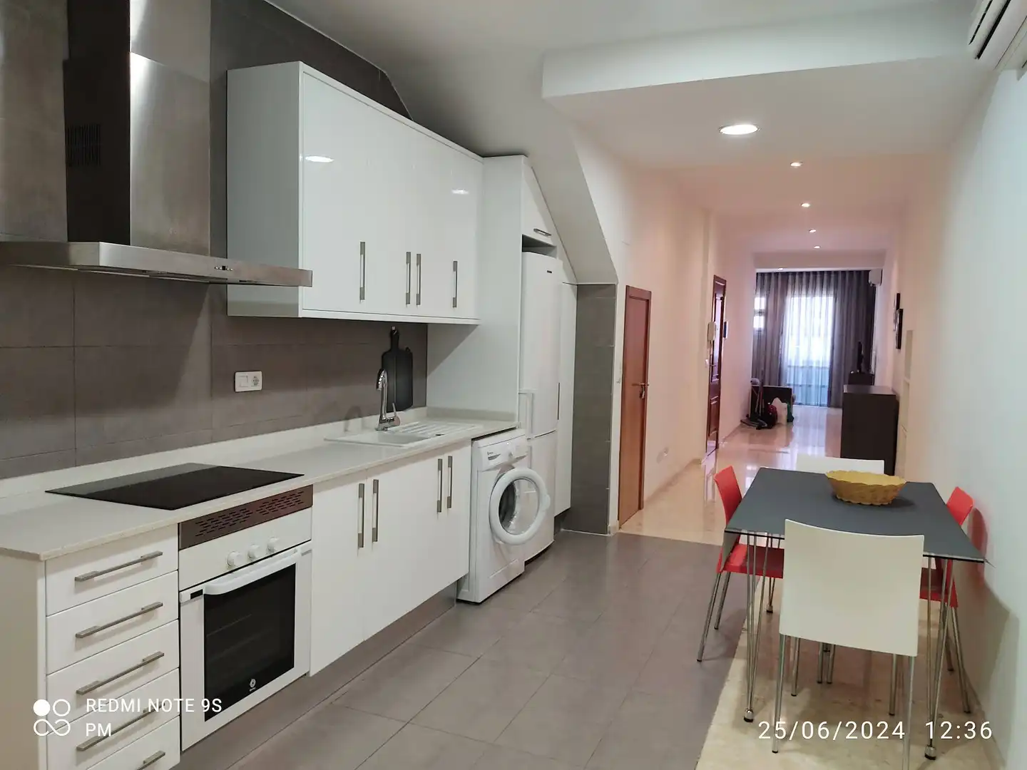 Kitchen of Flat for sale in Vila-real  with Air Conditioner and TV