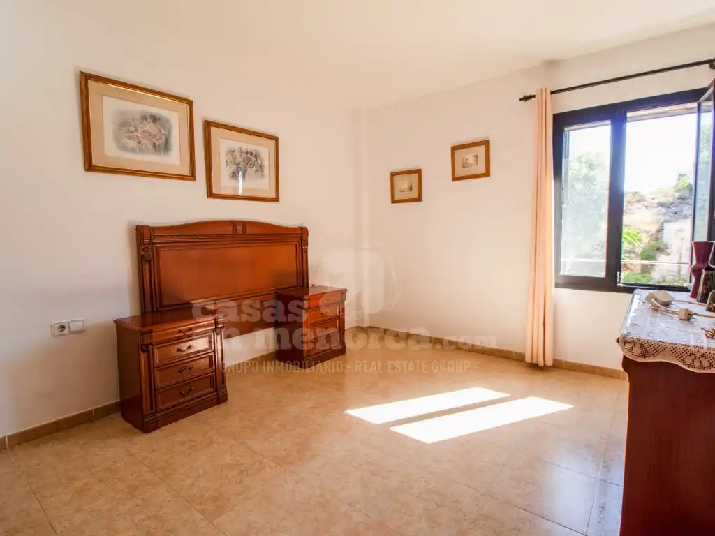 Bedroom of Flat for sale in Es Castell  with Air Conditioner and Terrace