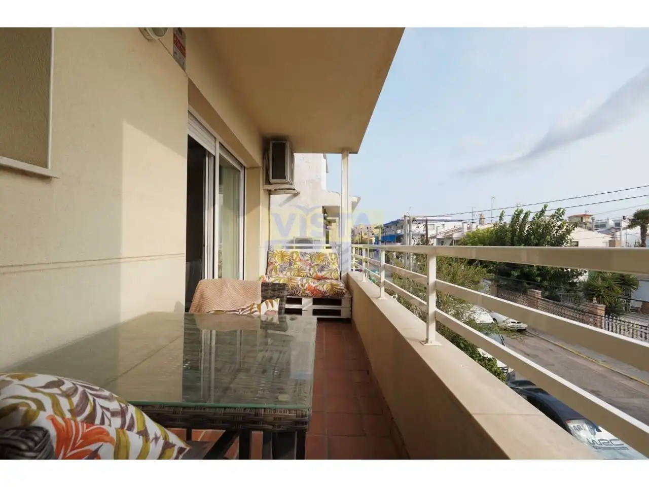 Terraza de Piso de alquiler en Cubelles con Aire acondicionado, Calefacción y Terraza