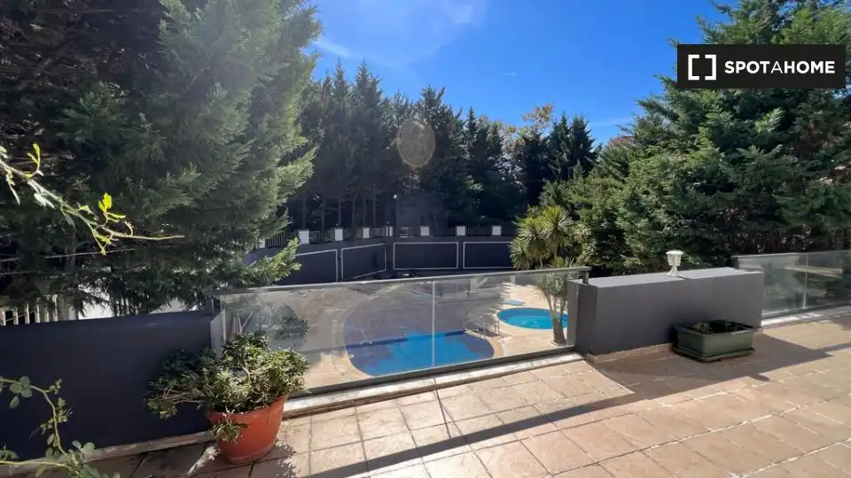 Piscina de Apartament per a compartir en Osorno la Mayor amb Aire condicionat, Terrassa i Moblat