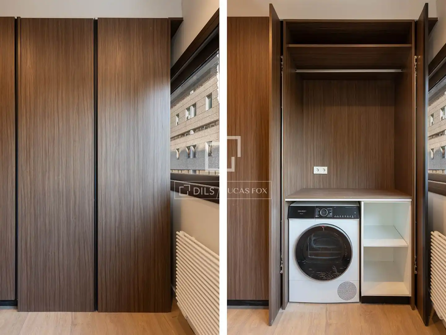 Schlafzimmer von Wohnung zur Miete in Barcelona mit Klimaanlage und Heizung