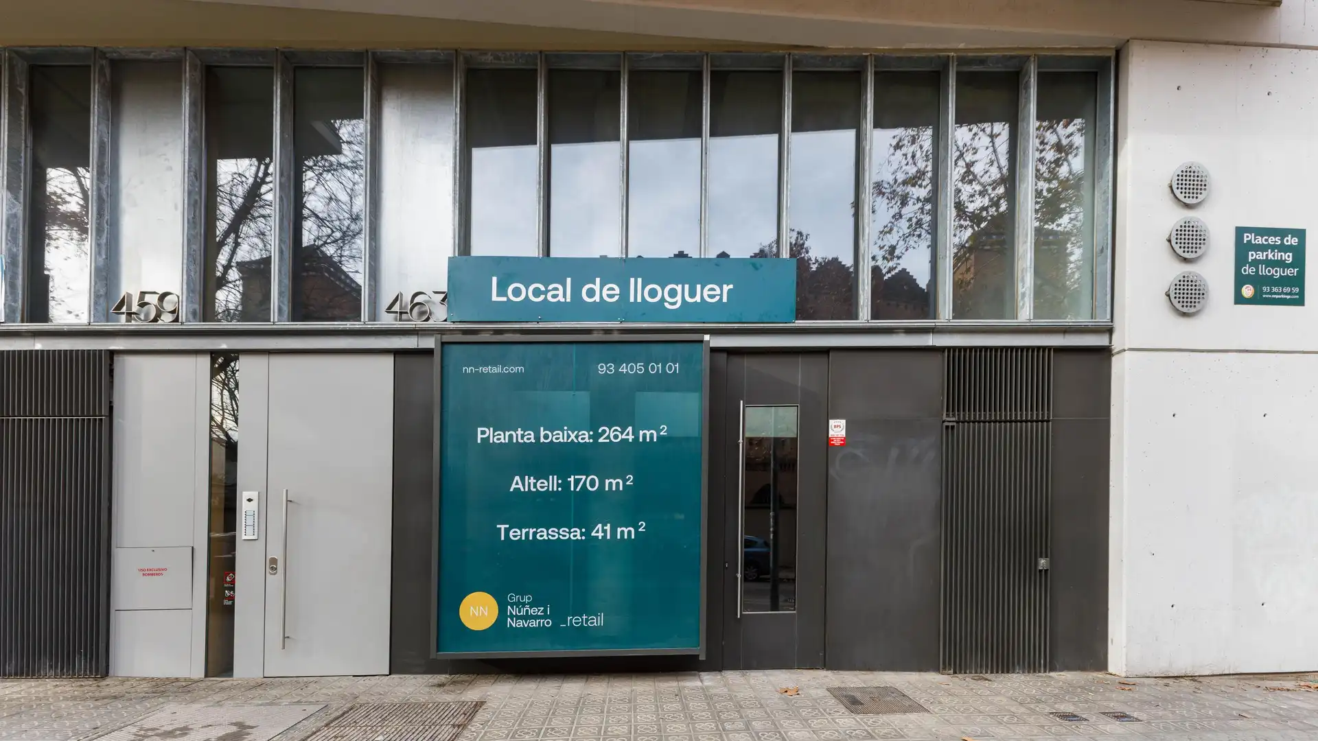 Außenansicht von Geschaftsraum zur Miete in Barcelona mit Terrasse