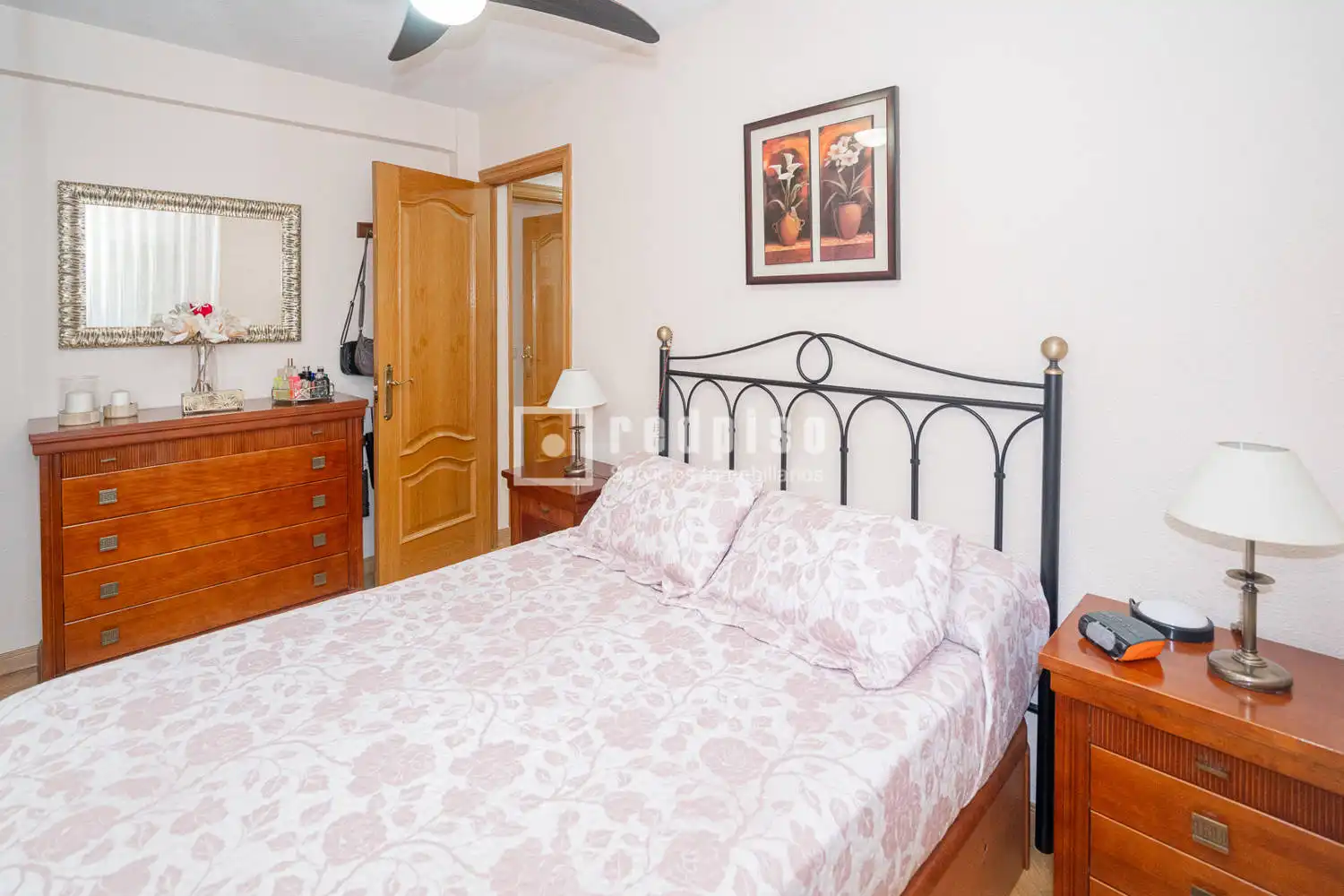 Schlafzimmer von Wohnung zum Verkauf in Móstoles mit Klimaanlage, Heizung und Privatgarten