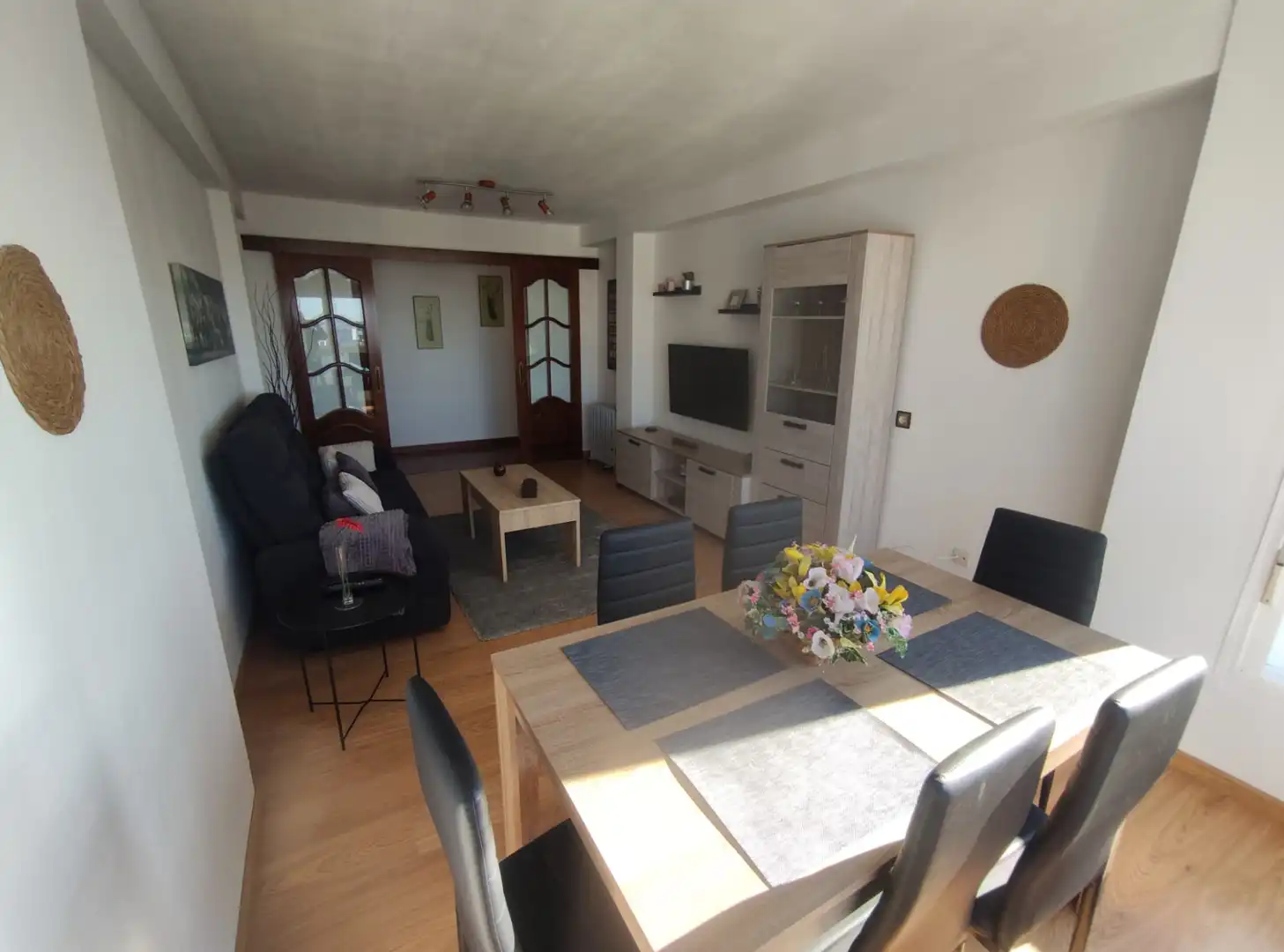 Wohnzimmer von Wohnung zum Verkauf in Ferrol mit Heizung, Parkett und Möbliert