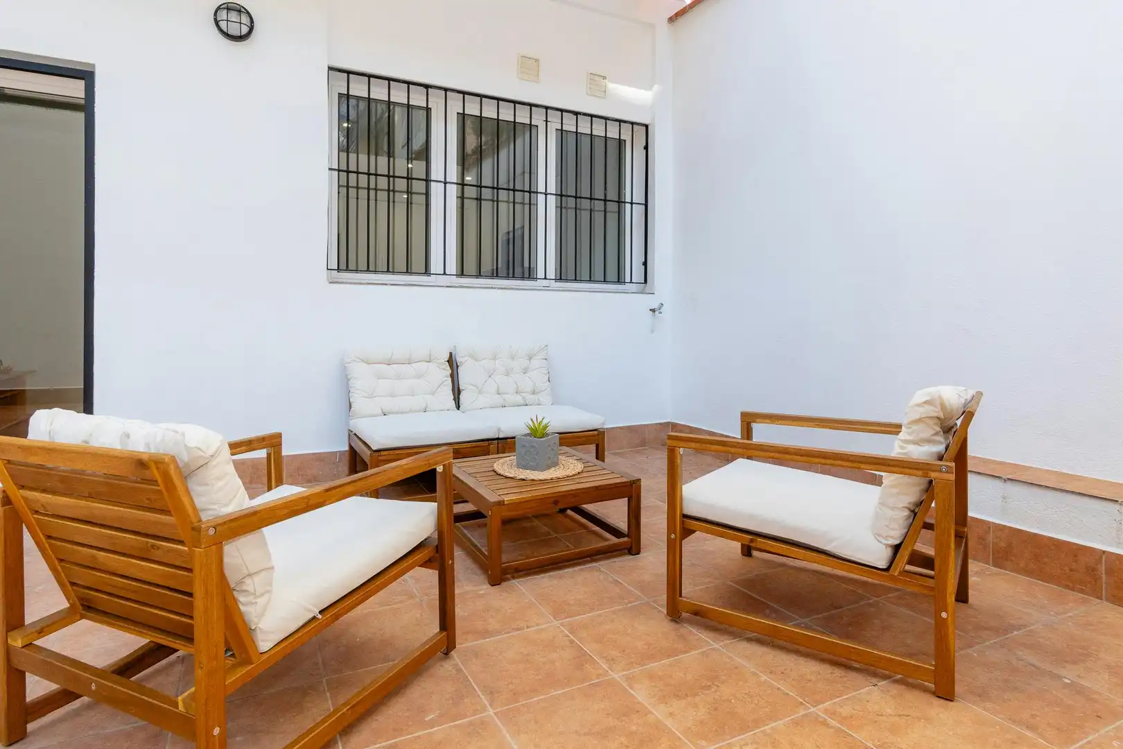 Terrace of Flat for rent in Barcelona  with Air Conditioner, Heating and Furnished