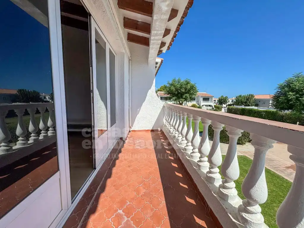 Terraza de Apartamento en venta en Es Castell con Jardín privado, Terraza y Piscina