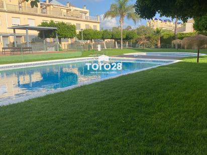 Swimming pool of Single-family semi-detached for sale in Alicante / Alacant  with Air Conditioner, Terrace and Swimming Pool