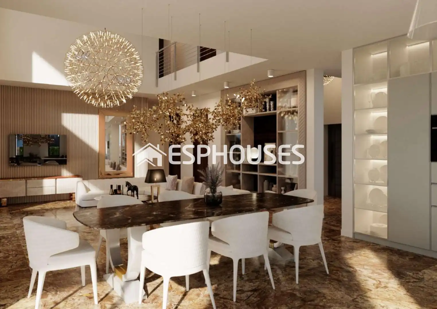 Comedor de Casa o chalet en venta en Finestrat con Aire acondicionado, Terraza y Trastero