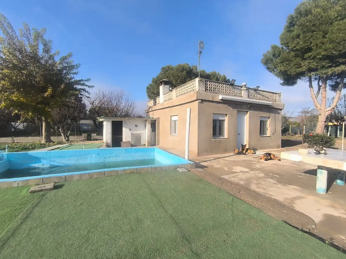 Jardín de Casa o chalet en venta en Osera de Ebro con Jardín privado, Trastero y Piscina