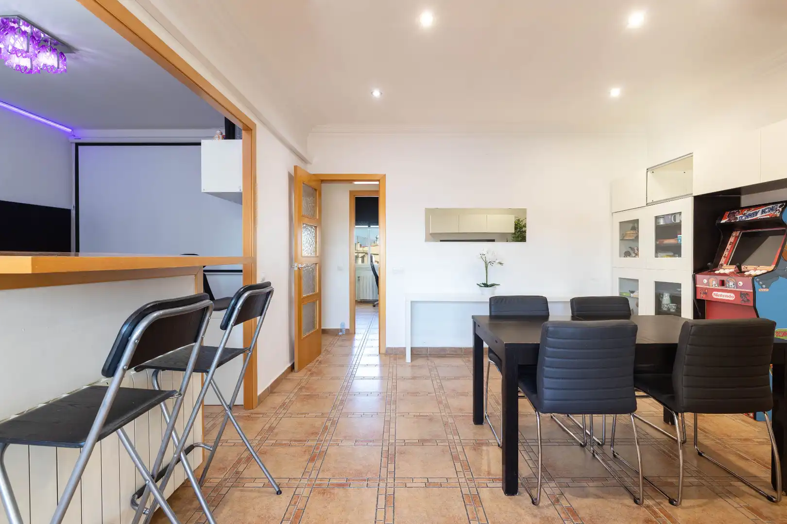 Dining room of Attic for sale in Sabadell  with Air Conditioner, Heating and Terrace