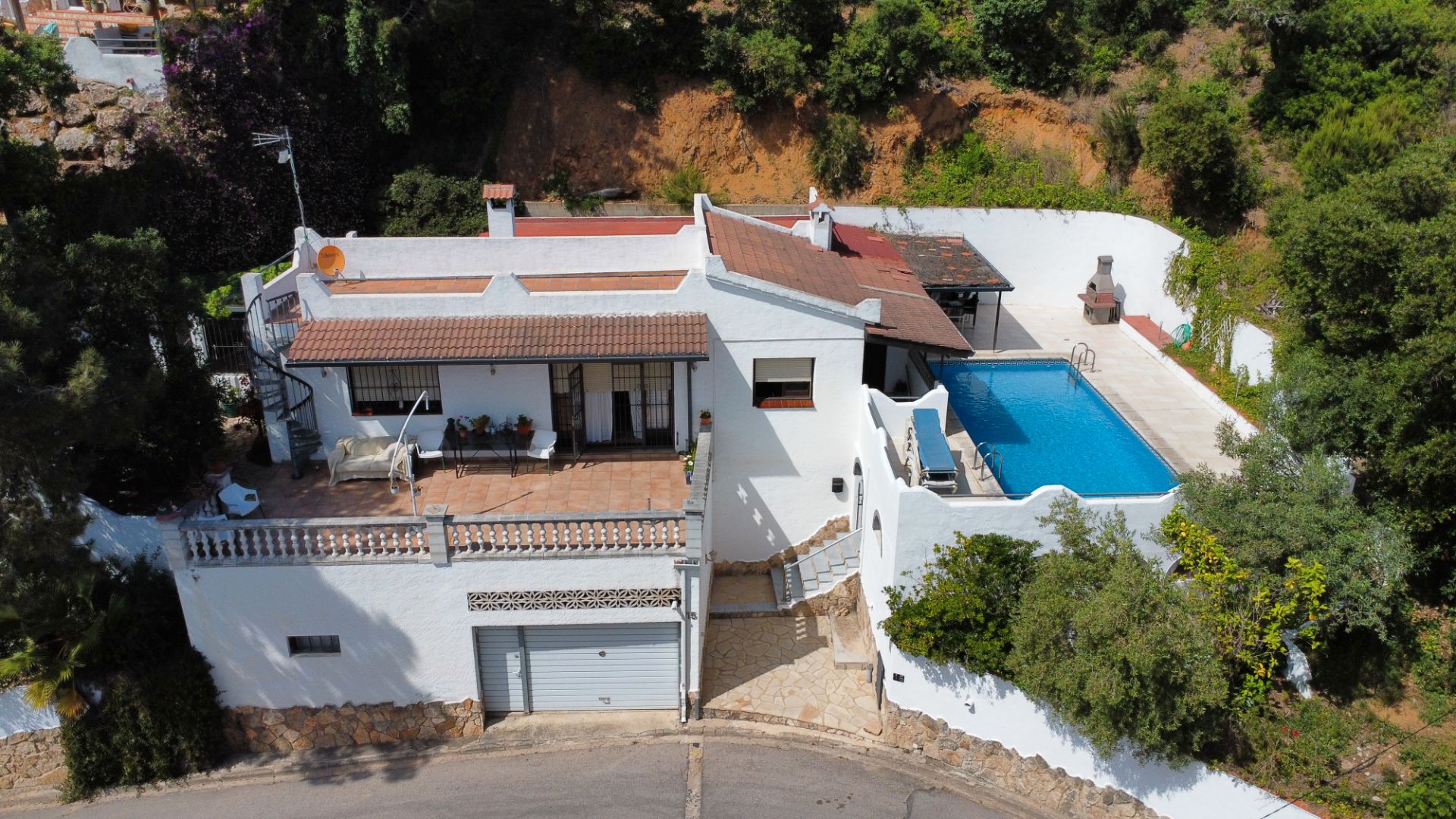 Vista exterior de Casa o chalet en venta en Lloret de Mar con Aire acondicionado, Calefacción y Jardín privado