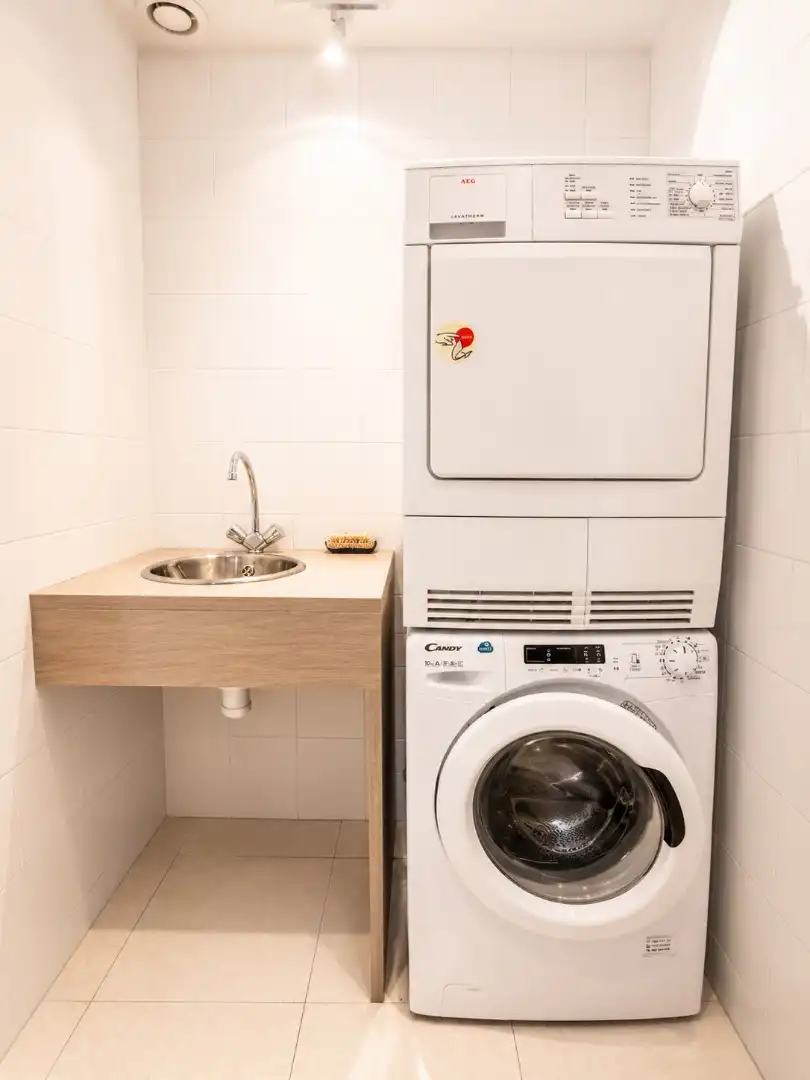 Cocina de Piso de alquiler en Barcelona con Aire acondicionado, Calefacción y Parquet