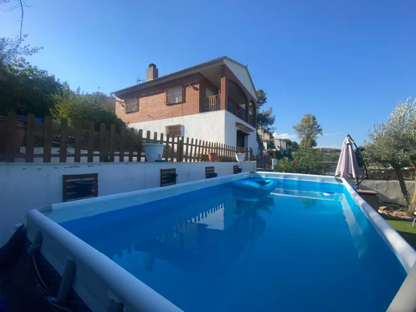 Piscina de Casa o chalet en venta en Vallirana con Calefacción, Jardín privado y Terraza