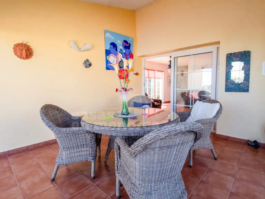 Dining room of Houses for sale in Maó - Mahón  with Air Conditioner, Private garden and Swimming Pool