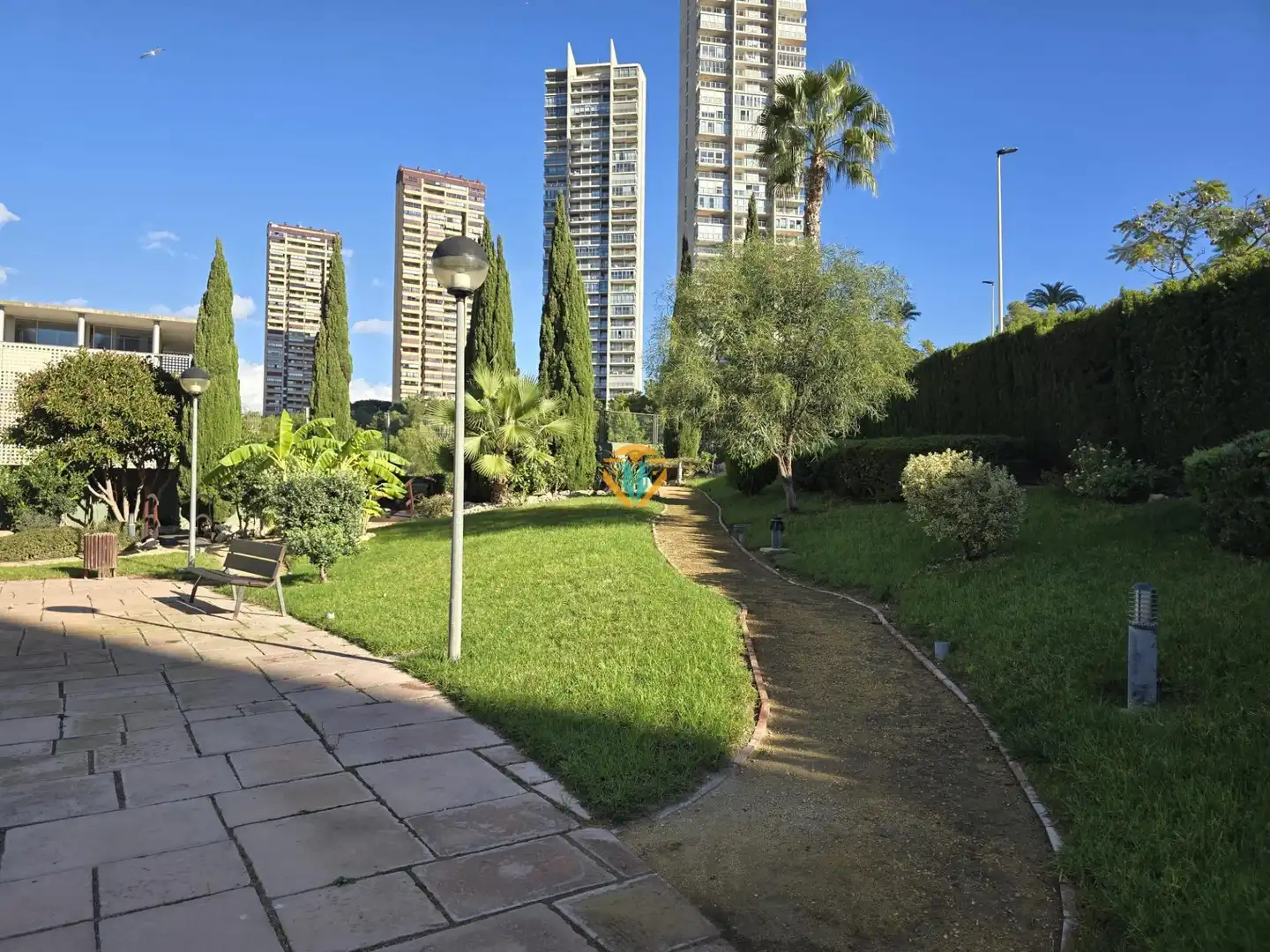Jardín de Apartamento en venta en Benidorm con Aire acondicionado, Calefacción y Jardín privado