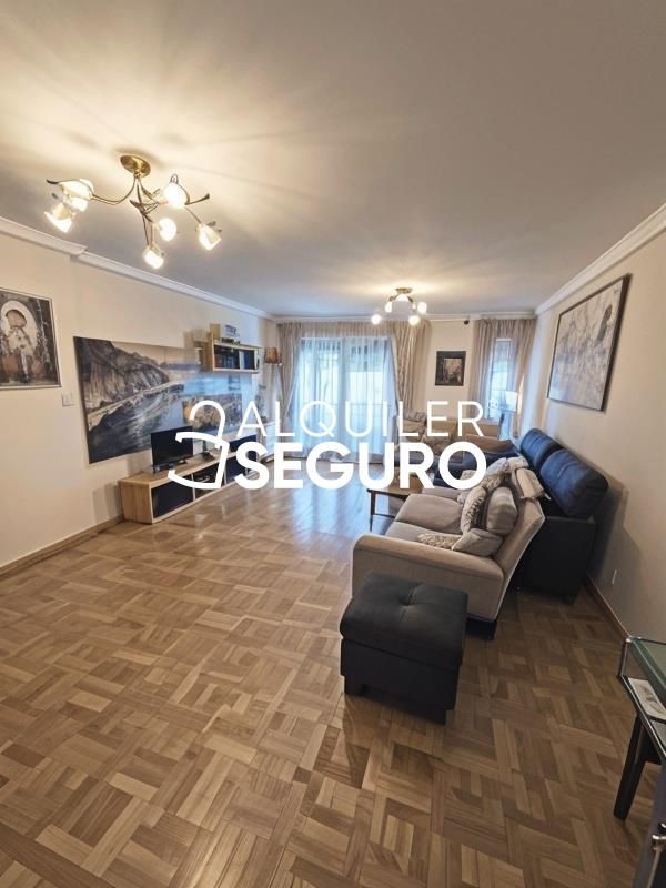 Living room of Flat to rent in Coslada  with Heating, Terrace and Furnished