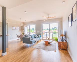 Living room of Apartment to rent in  Madrid Capital  with Air Conditioner, Heating and Terrace