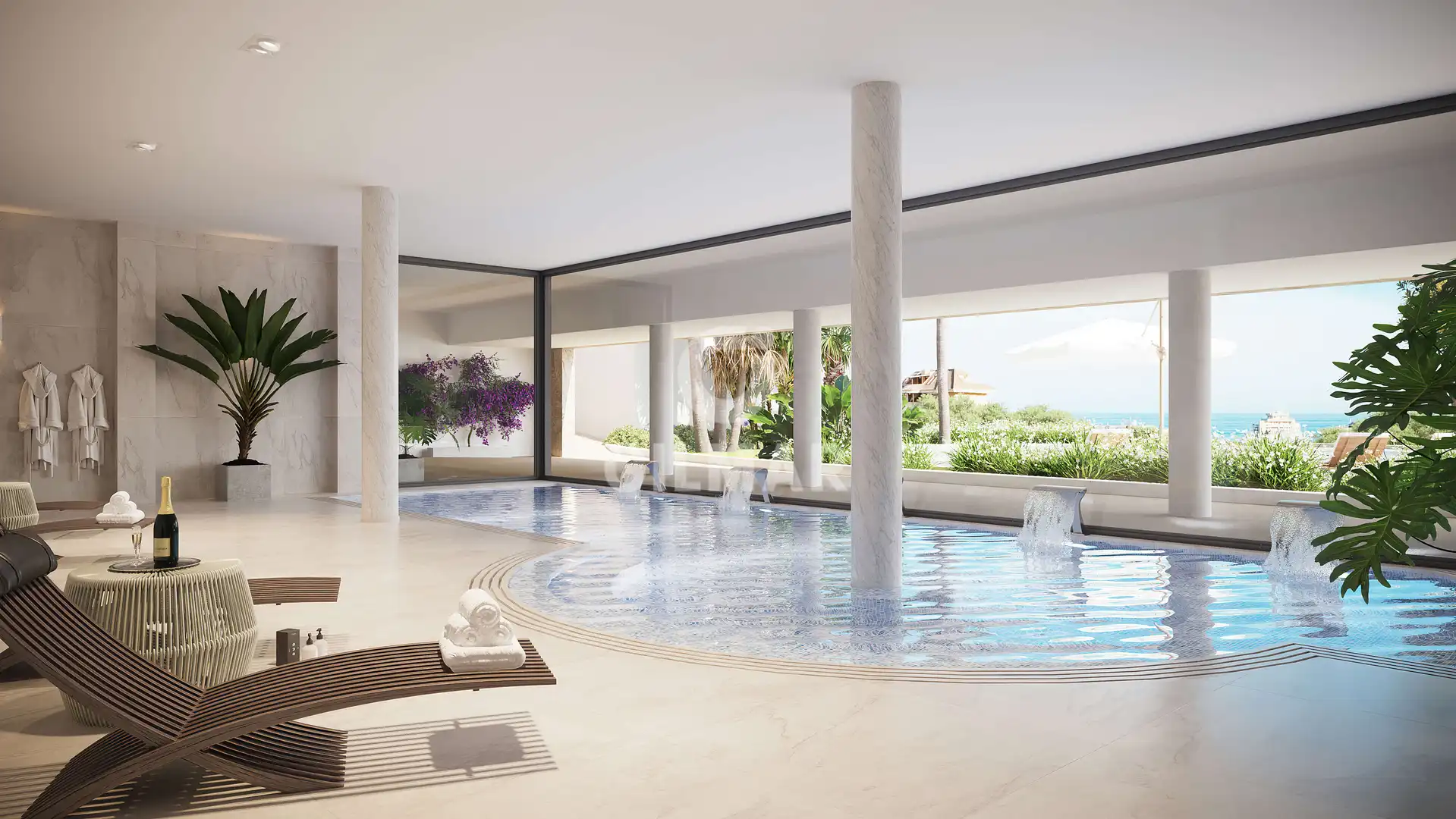 Piscina de Casa adosada en venda en Fuengirola amb Calefacció, Jardí privat i Piscina